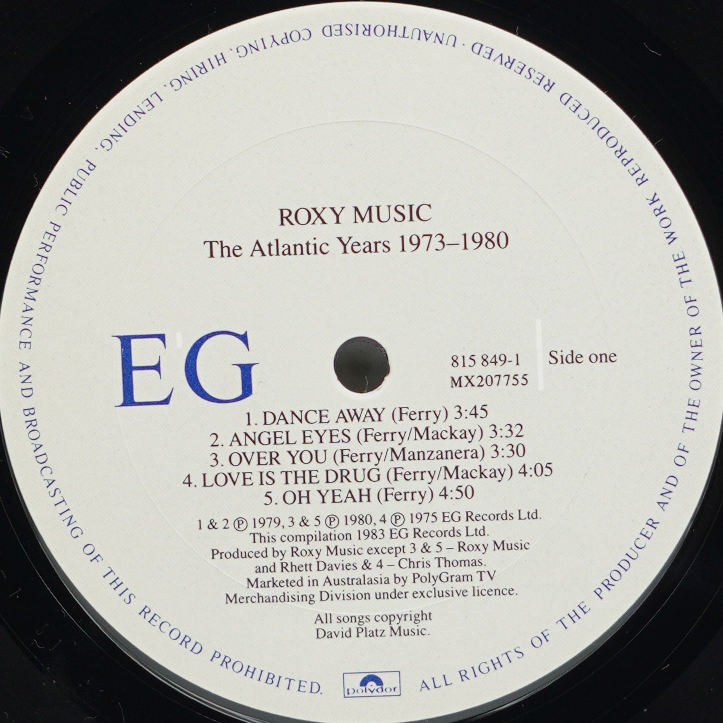 Roxy Music – The Atlantic Years 1973 - 1980
