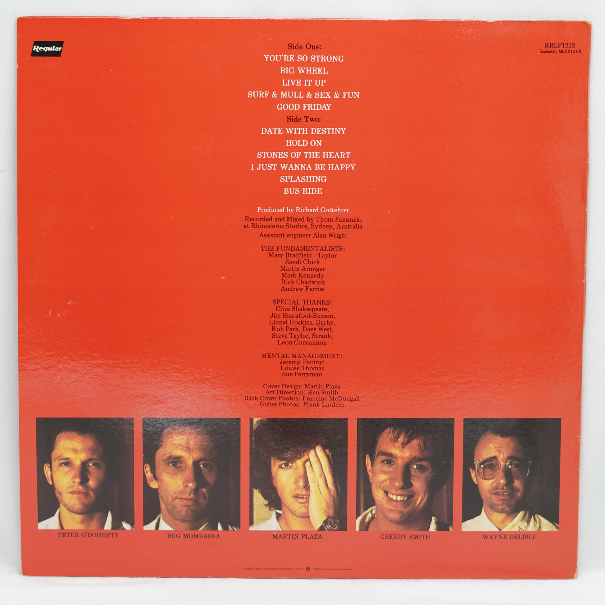 Mental as anything - fundamental as anything back cover