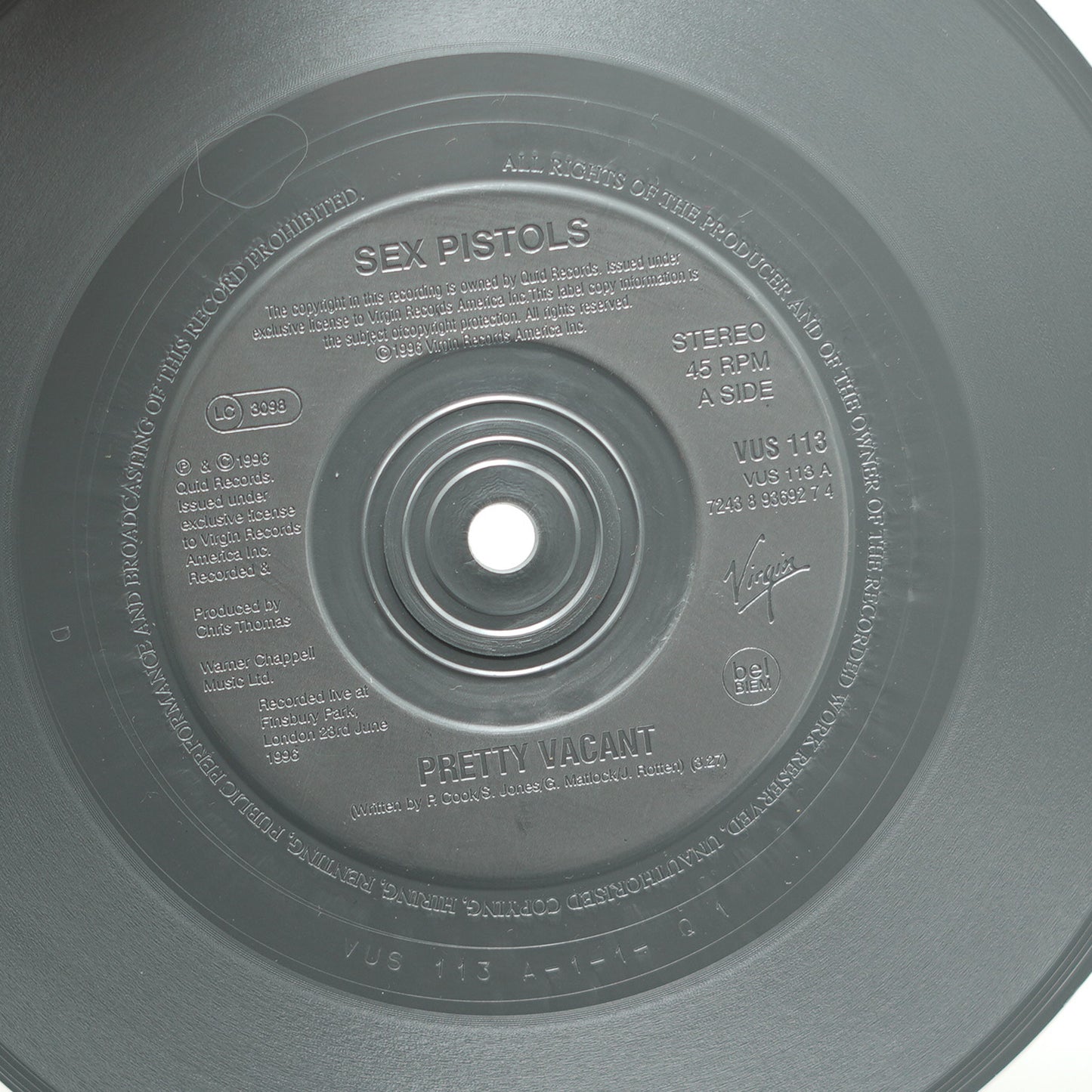 Sex Pistols – Pretty Vacant Live