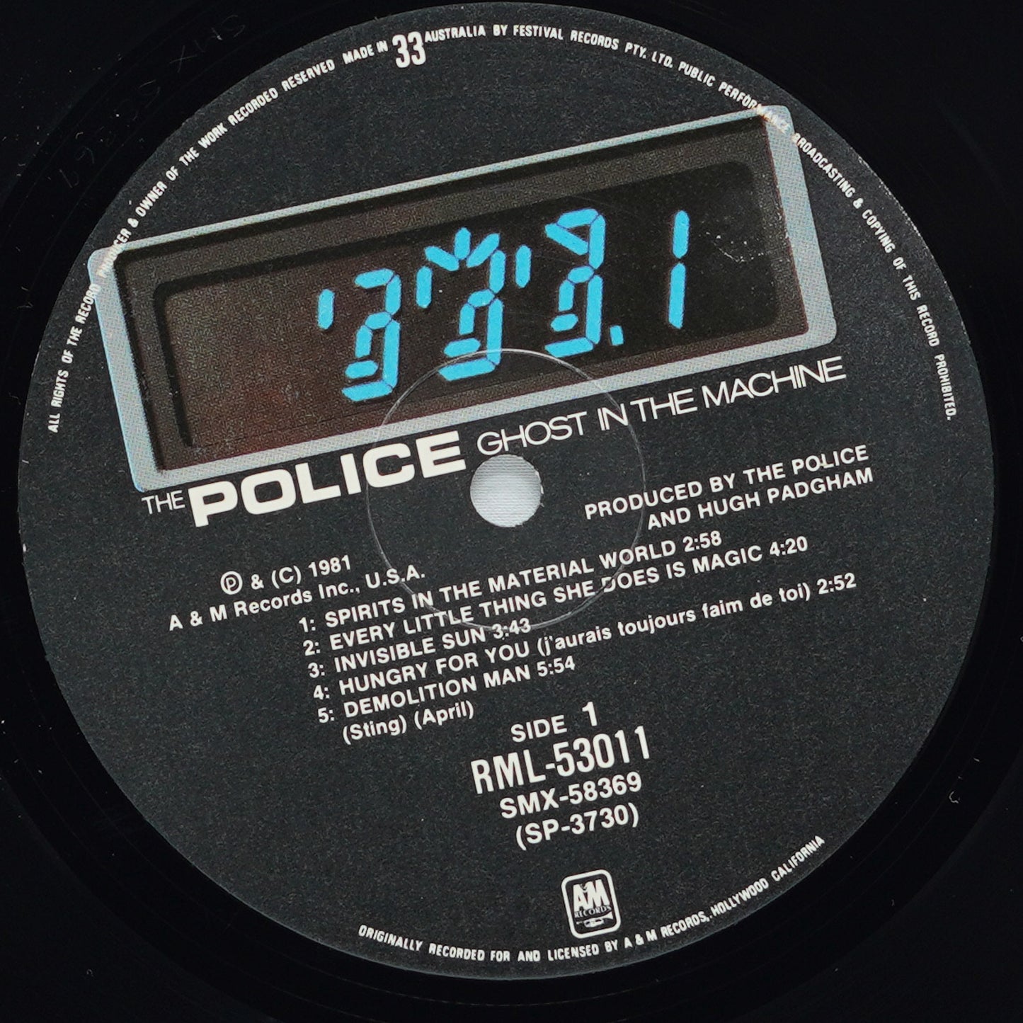 The Police – Ghost In The Machine