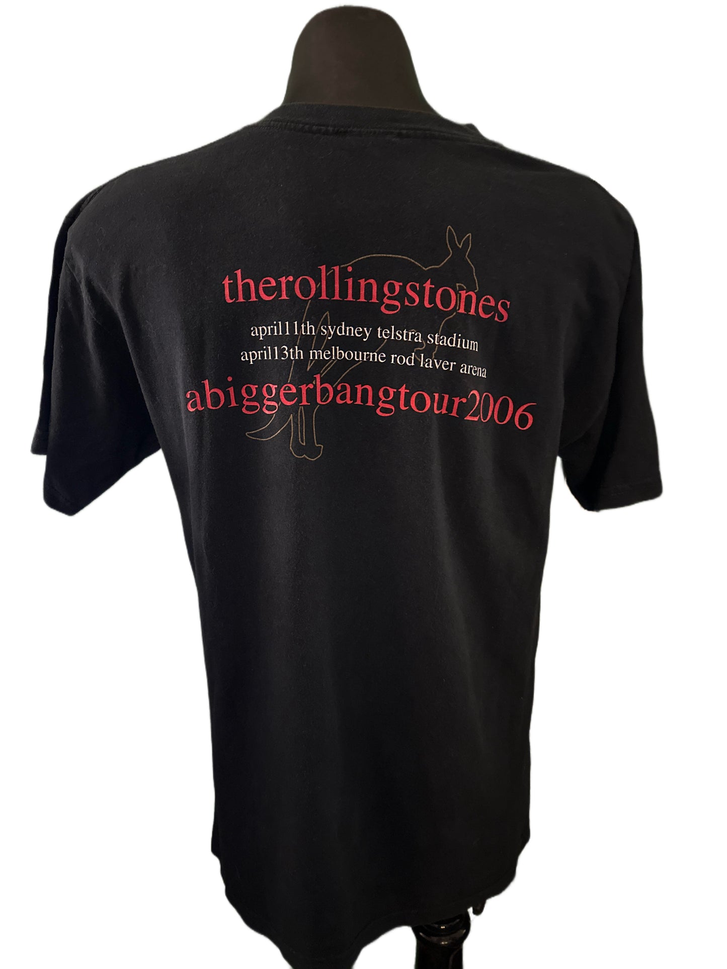 The Rolling Stones 2006 Australia Bigger Bang World Tour T-shirt