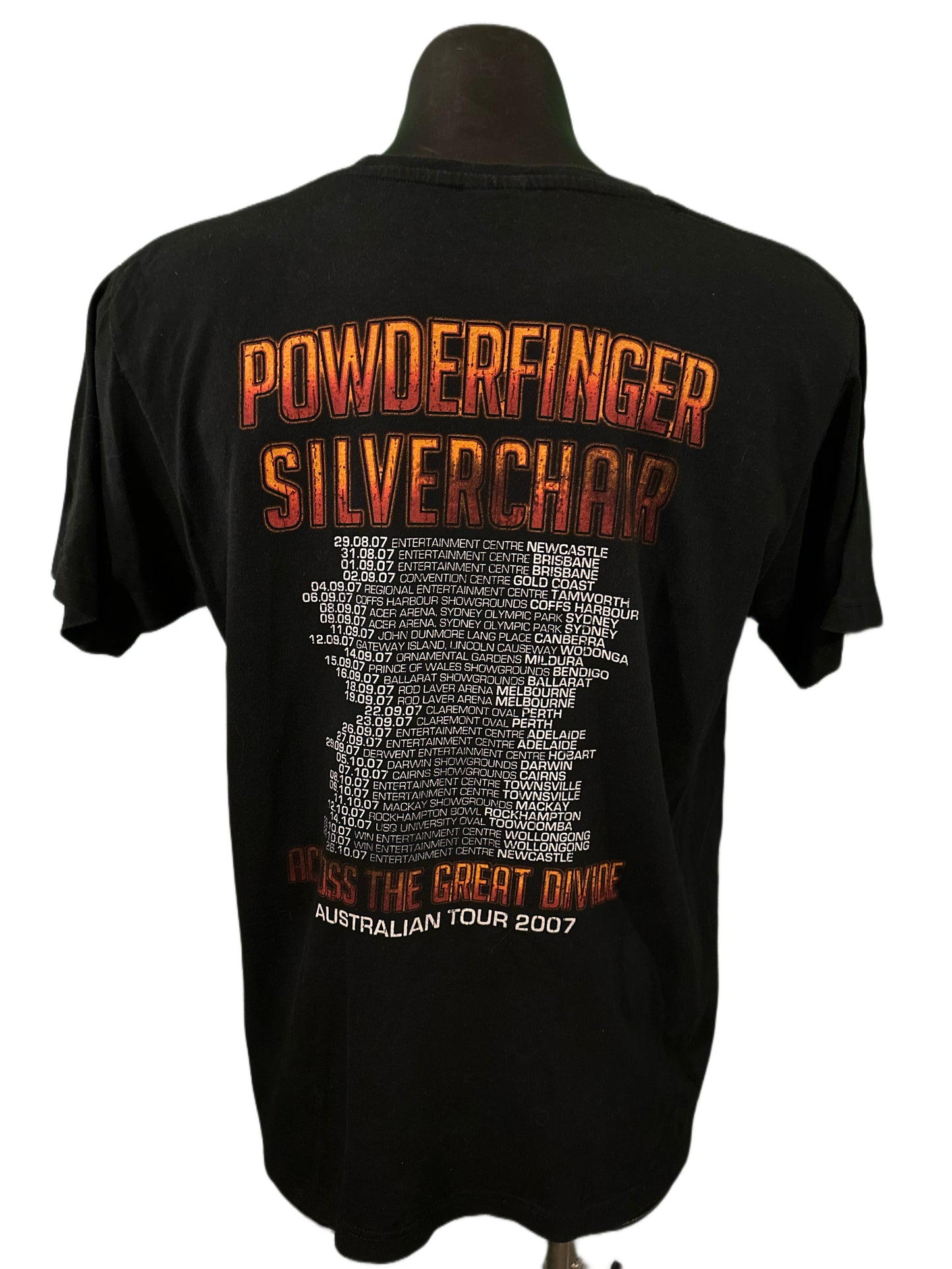 Powderfinger / Silverchair 2007 Australian Tour T-Shirt