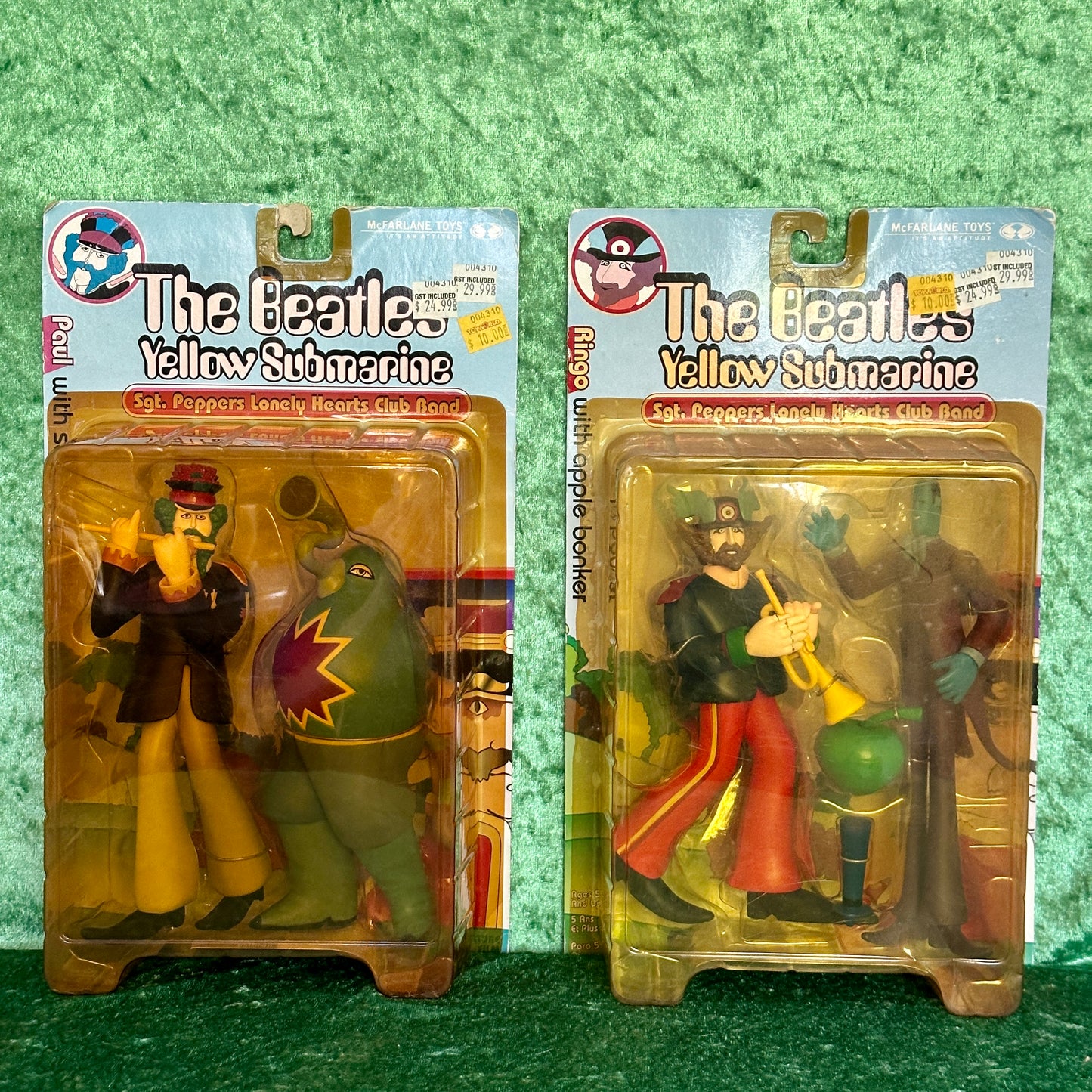 The Beatles Yellow Submarine set of 6 Figurines by McFarlane Toys