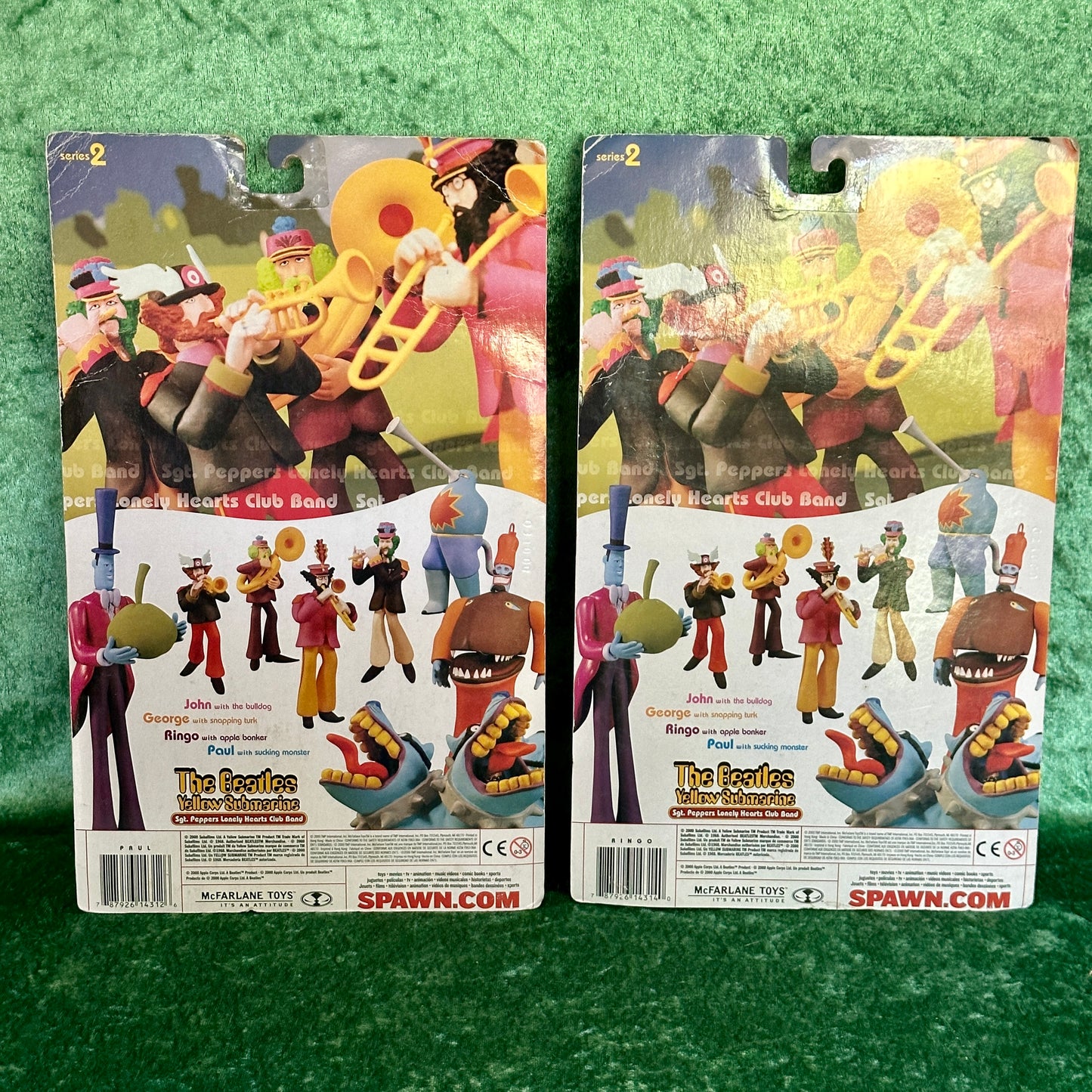The Beatles Yellow Submarine set of 6 Figurines by McFarlane Toys