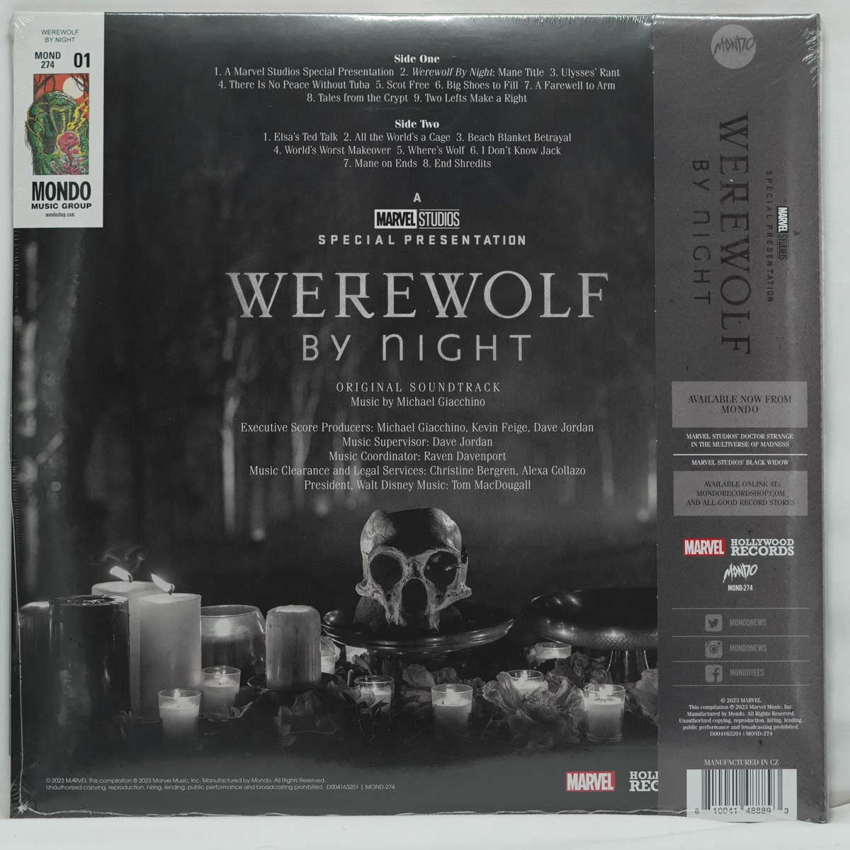 Michael Giacchino ‎– Marvel Studios' Werewolf By Night (Original Soundtrack)