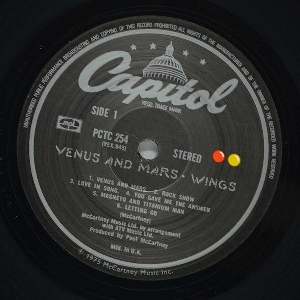 Wings– Venus And Mars