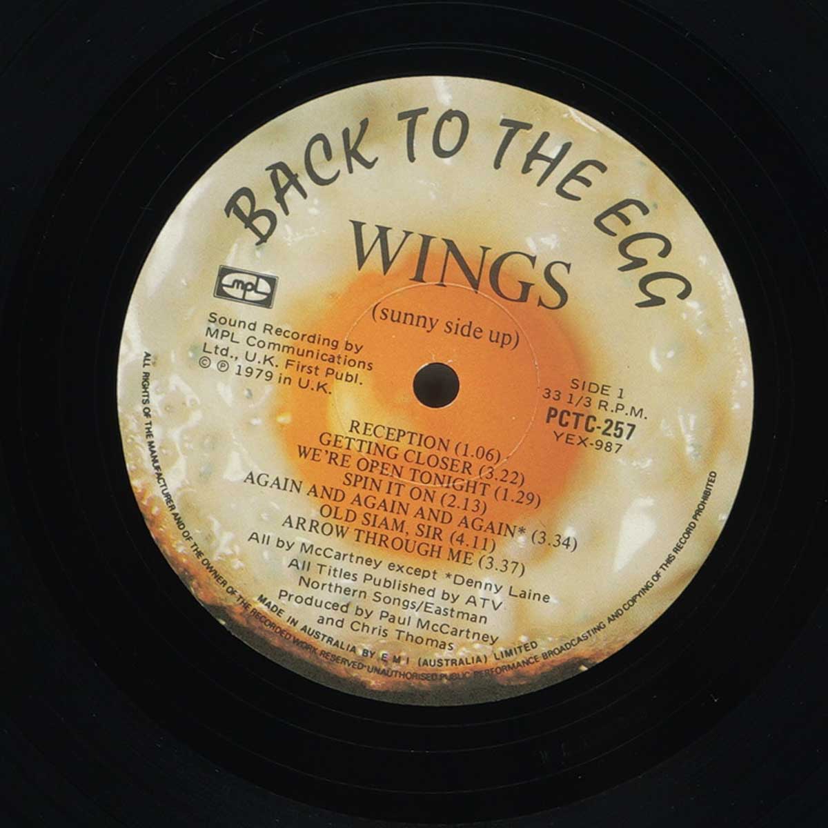 Wings – Back To The Egg