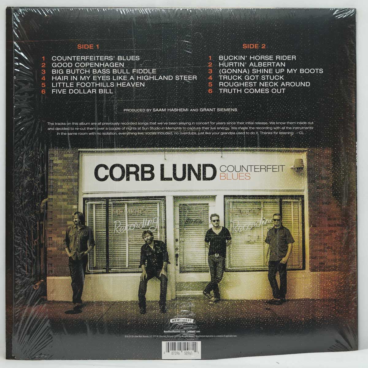 Corb Lund ‎– Counterfeit Blues