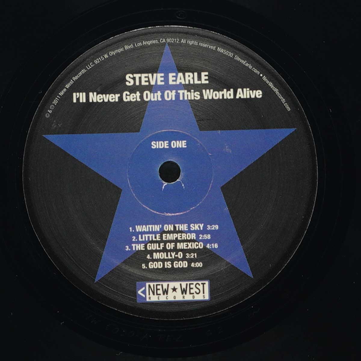 Steve Earle ‎– I'll Never Get Out Of This World Alive