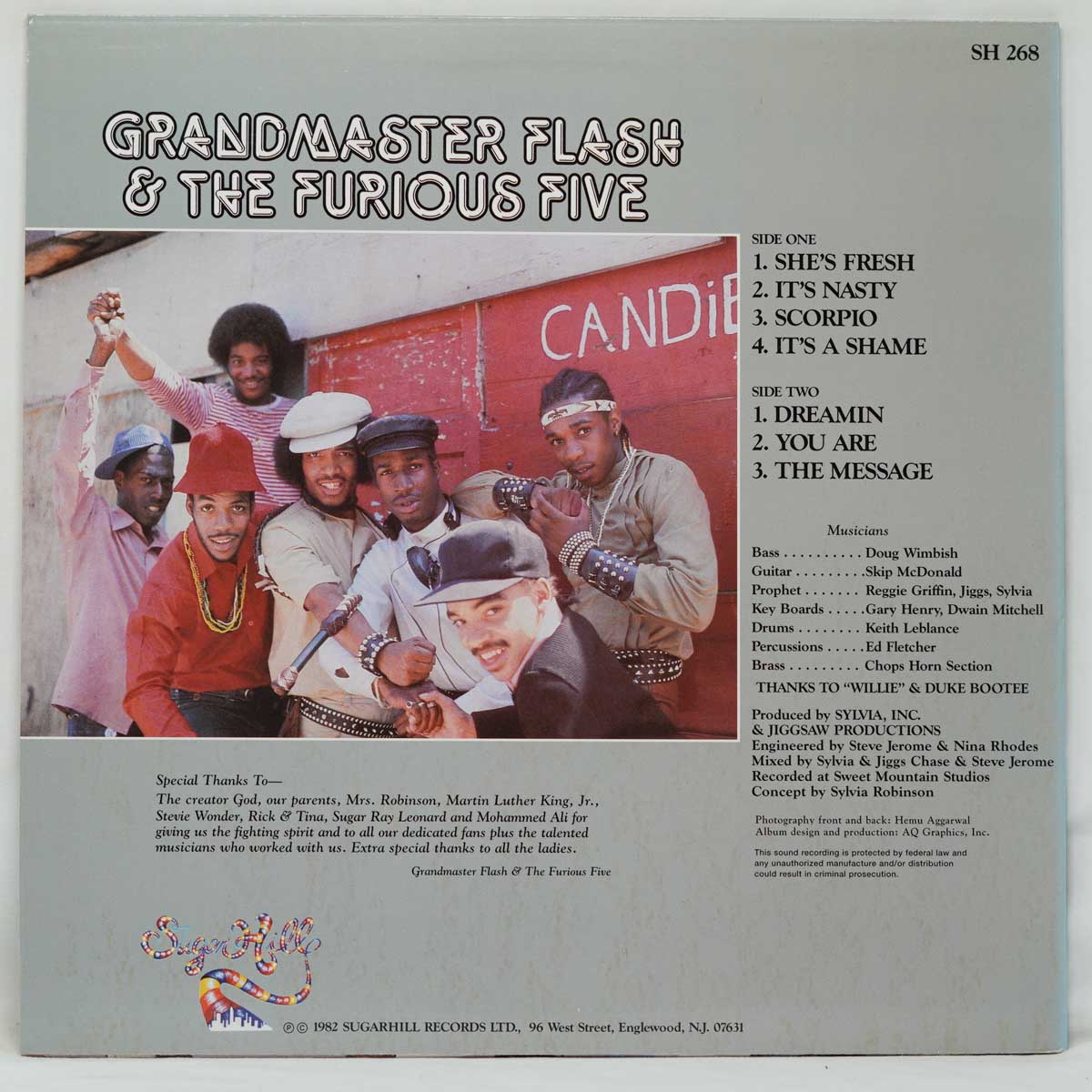 Grandmaster Flash & The Furious Five ‎– The Message