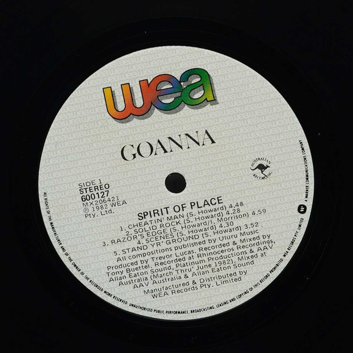 Goanna ‎– Spirit Of Place