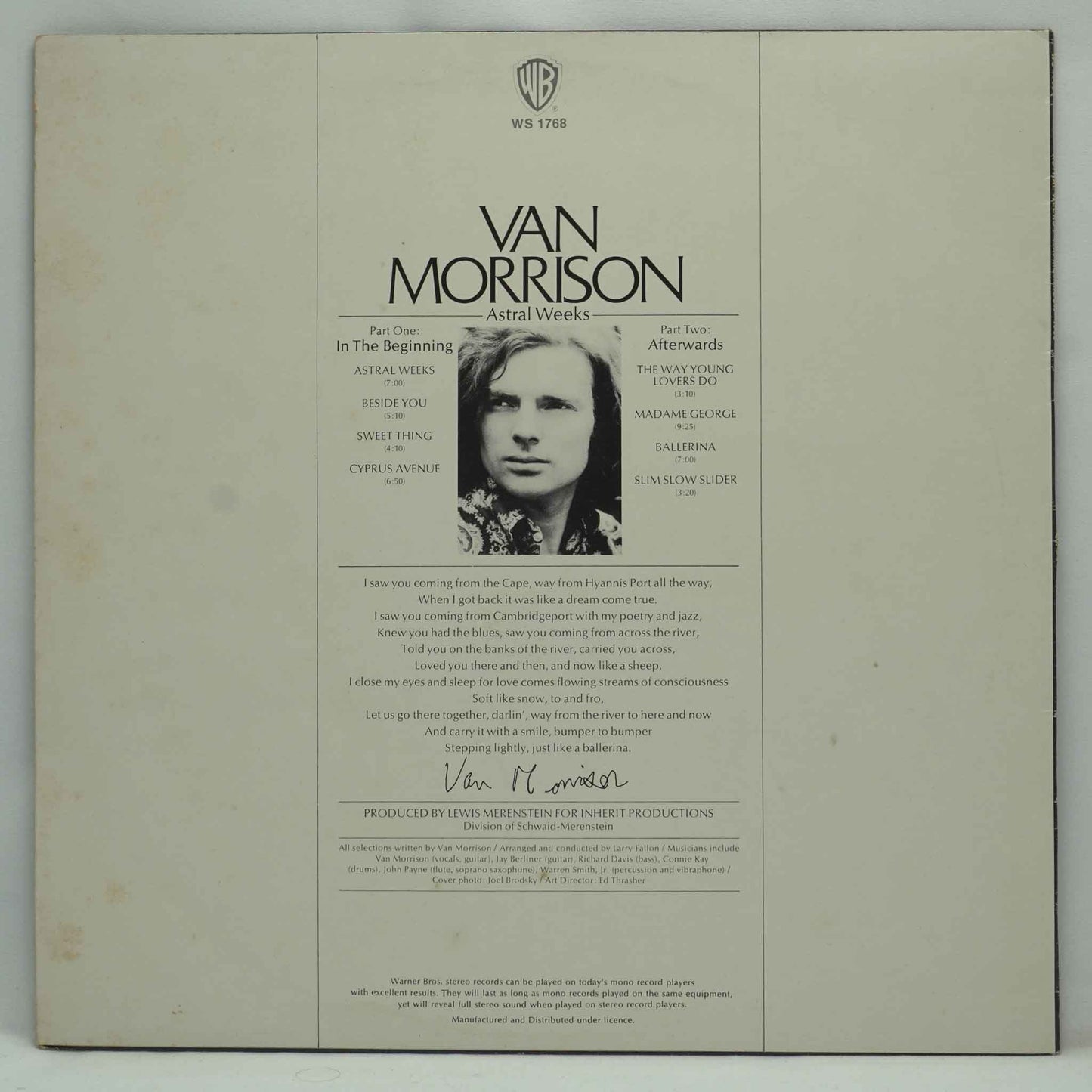 Van Morrison – Astral Weeks