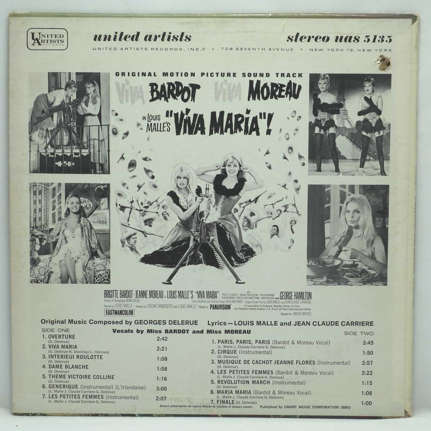 Georges Delerue ‎– Viva Maria! (Original Motion Picture Soundtrack)